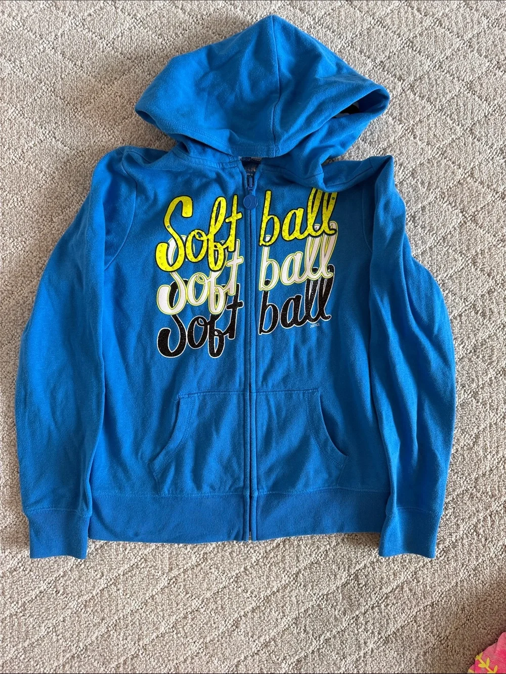 Girls Softball Graphic Tee, Shorts, Sweatpants and Hoodie Bundle